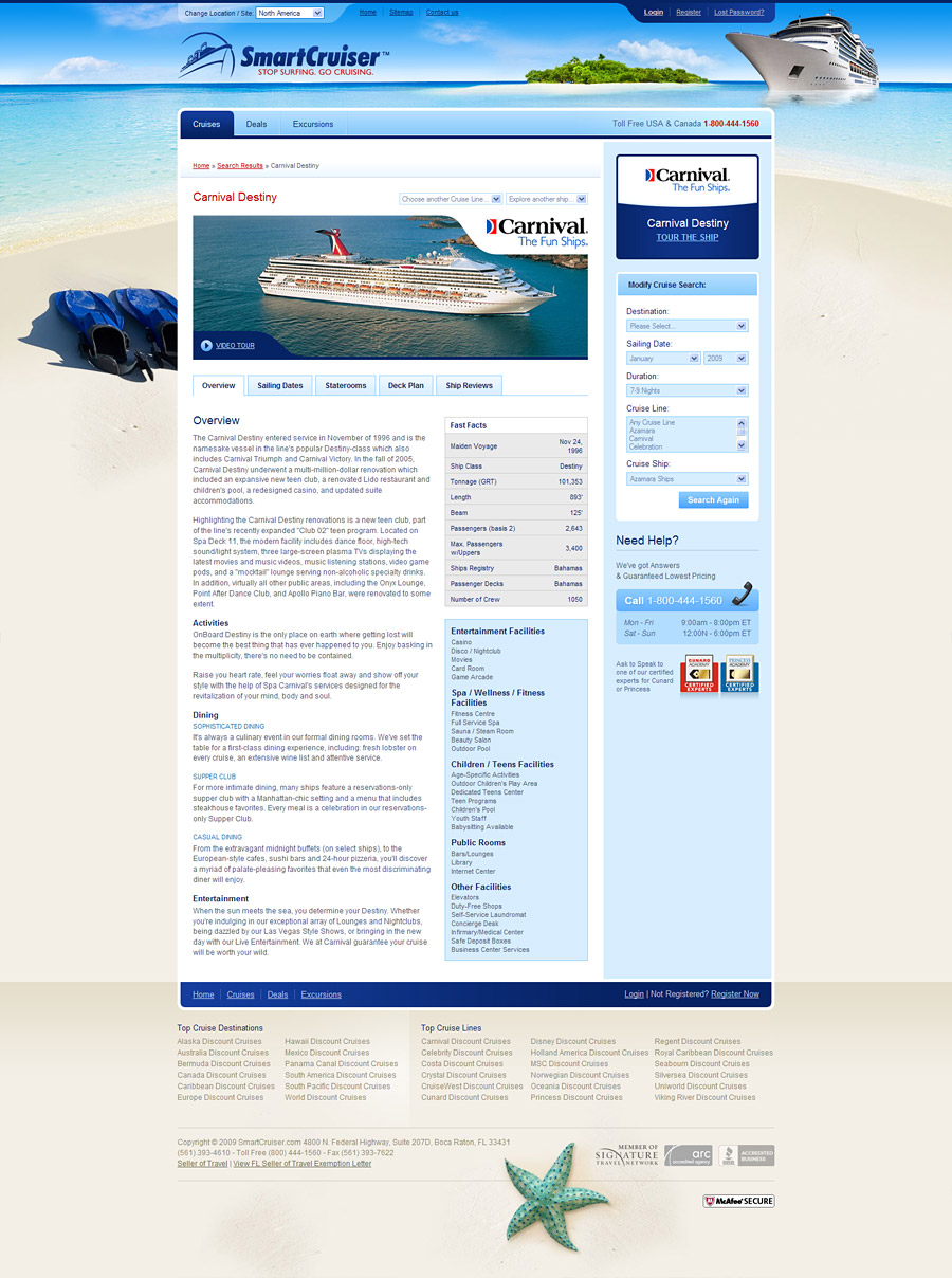 Product listing